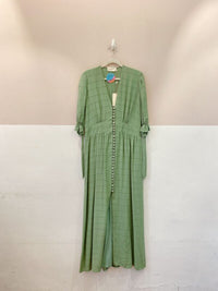 Vestido midi verde Cris Barros 38