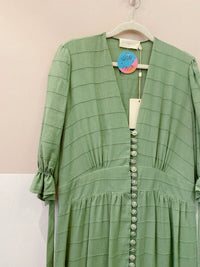 Vestido midi verde Cris Barros 38