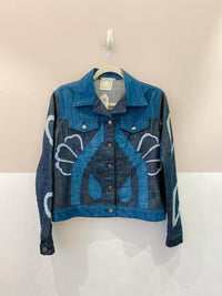 Jaqueta jeans bordados Fernanda Di Biase P