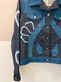 Jaqueta jeans bordados Fernanda Di Biase P