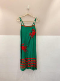 Vestido curto verde siris Mabô M