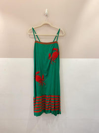 Vestido curto verde siris Mabô M