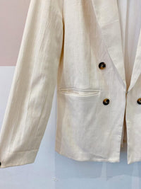 Blazer bege botões Ida 42