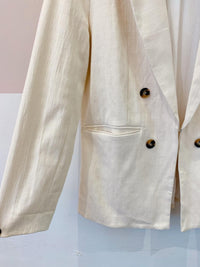 Blazer bege botões Ida 42
