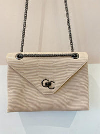Bolsa couro rosê Corello