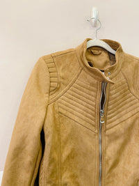 Jaqueta suede caramelo G