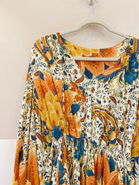 Vestido curto estampado Farm G