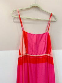 Vestido midi pink estampado Dress To GG