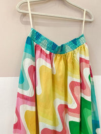 Saia midi estampada Farm G