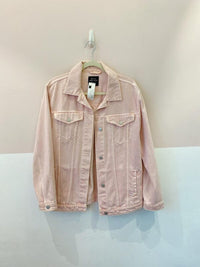 Jaqueta jeans rosé Stradivarius M