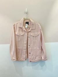 Jaqueta jeans rosé Stradivarius M