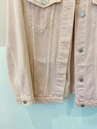 Jaqueta jeans rosé Stradivarius M