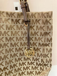 Bolsa MK original monograma bege Michael Kors