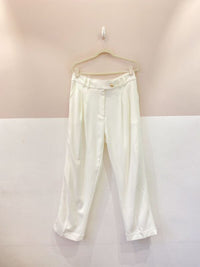 Pantalona creme cós desfiado Nanaminze 44