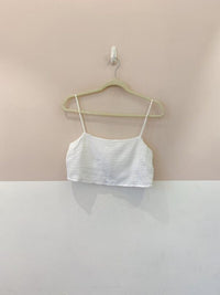 Conjunto branco top+short Loja 3 P/M