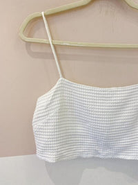 Conjunto branco top+short Loja 3 P/M