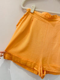 Short laranja Dress To P