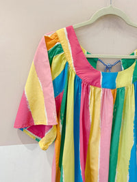 Vestido midi listrado Farm P