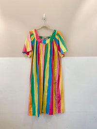Vestido midi listrado Farm P