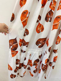 Vestido midi branco anturios Andrea Marques 38