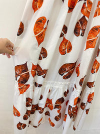 Vestido midi branco anturios Andrea Marques 38