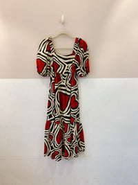 Vestido midi corações Farm PP
