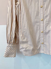 Camisa listrada bege Iorane 36