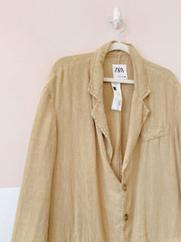 Blazer linho Zara M