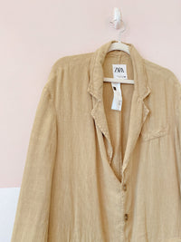 Blazer linho Zara M