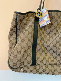 Bolsa sacola monogramada Gucci
