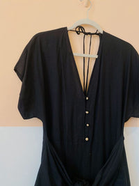 Macacão preto amarração Dress To M
