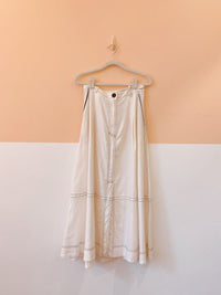 Saia off pesponto preto Dress To M