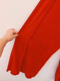 Calça linho vermelha Dress To 40