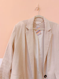 Blazer areia oversized Renner 42