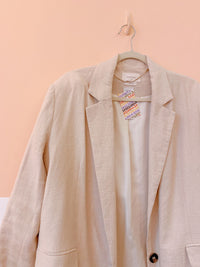Blazer areia oversized Renner 42