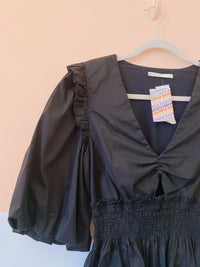 Bata preta lastéx Dress To G