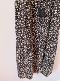 Vestido preto florido Animale 36