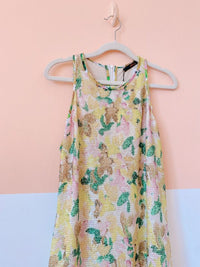 Vestido longo brilhos estampa Animale M