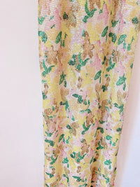 Vestido longo brilhos estampa Animale M
