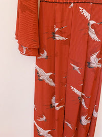 Vestido vermelho cisnes Amissima P