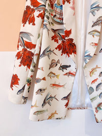Blazer estampado peixes PatBo 36