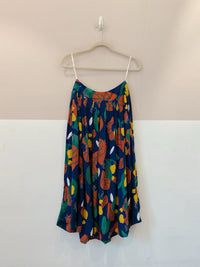 Saia midi estampada Cantão M