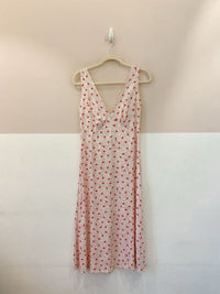 Vestido midi beijinhos Luisa Meirelles M
